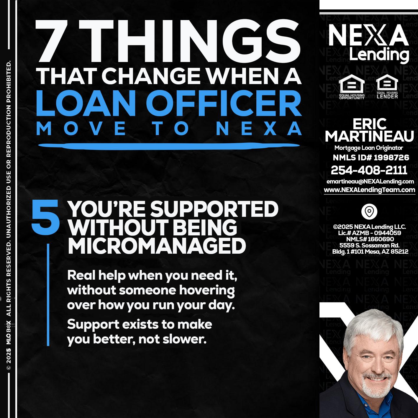7 THINGS (5) - Eric Martineau -Mortgage Loan Originator