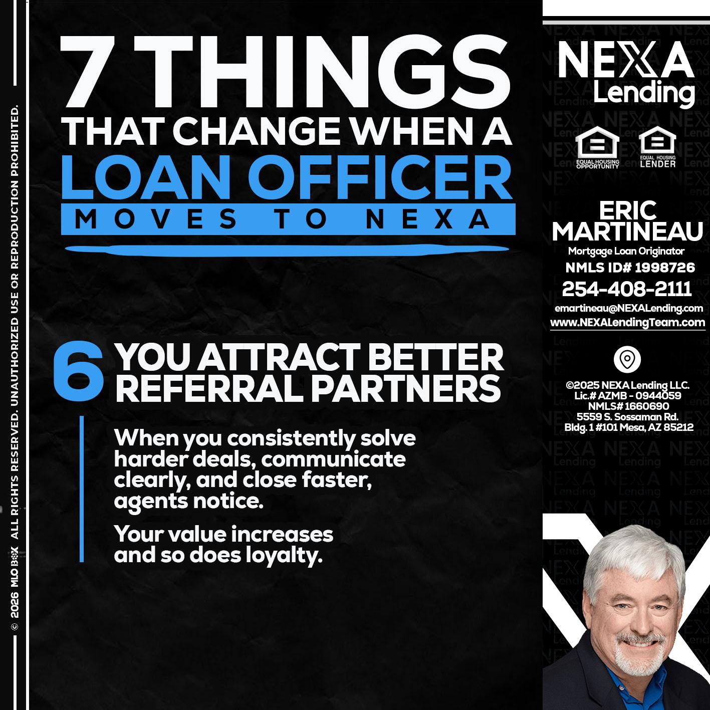 7 THINGS (6) - Eric Martineau -Mortgage Loan Originator