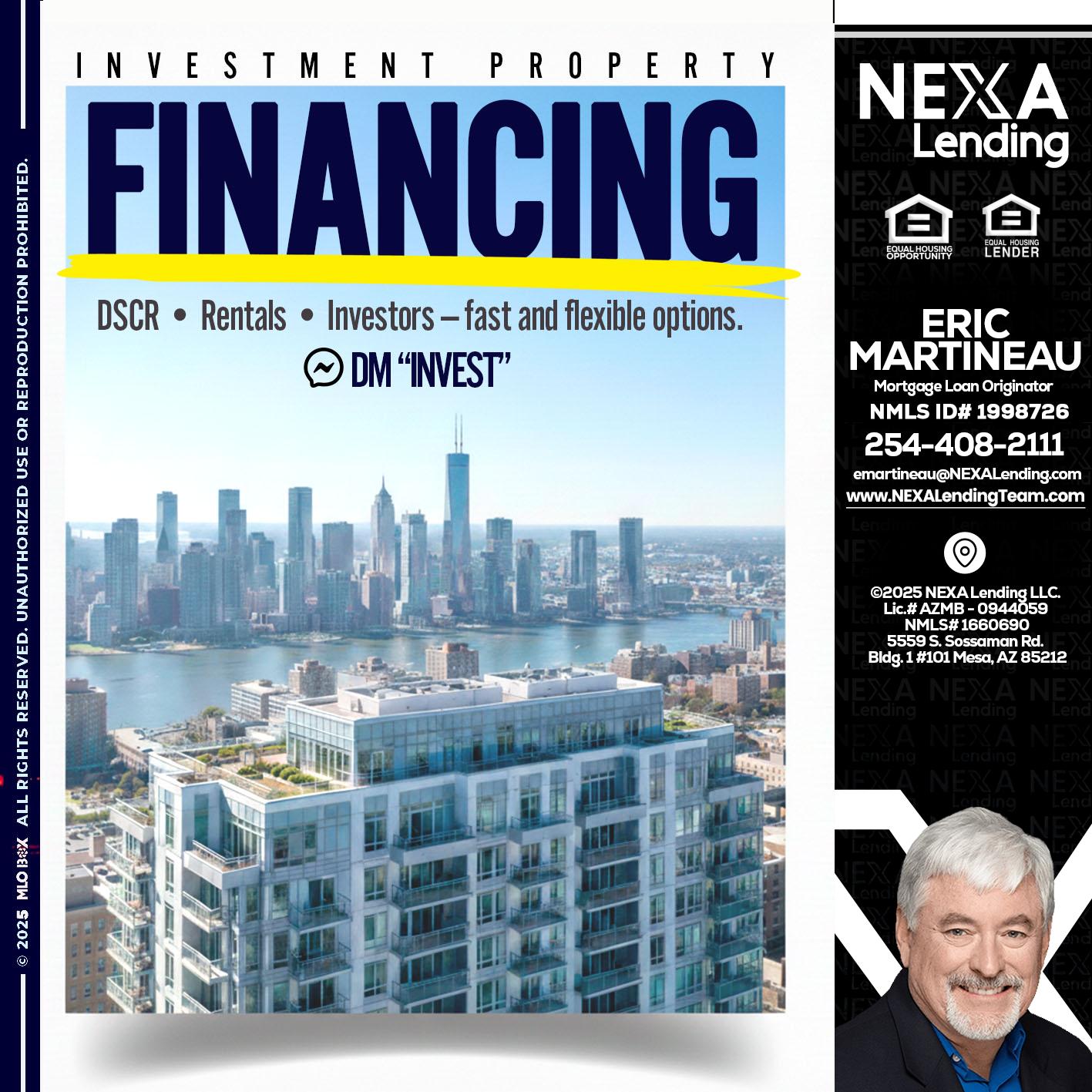 FINANCING - Eric Martineau -Mortgage Loan Originator