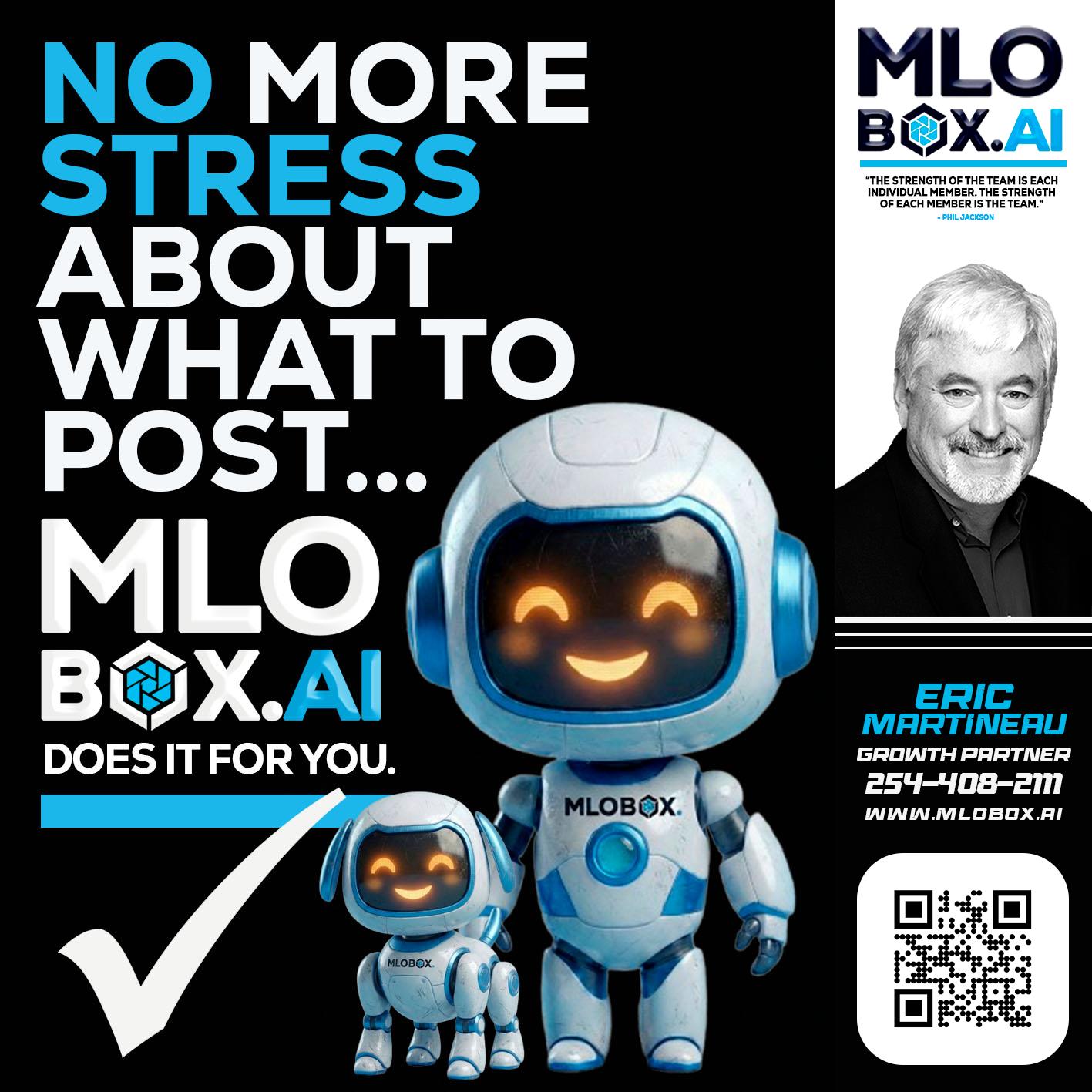 NO MORE STRESS - Eric Martineau -Mortgage Loan Originator