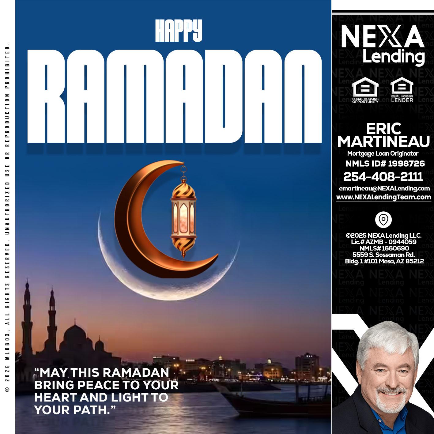 RAMADAN - Eric Martineau -Mortgage Loan Originator
