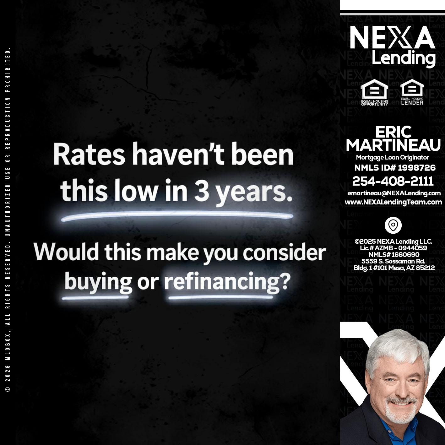 RATES HAVEN'T - Eric Martineau -Mortgage Loan Originator