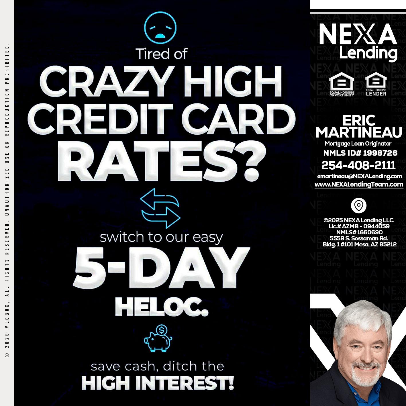 CRAZY HIGH - Eric Martineau -Mortgage Loan Originator