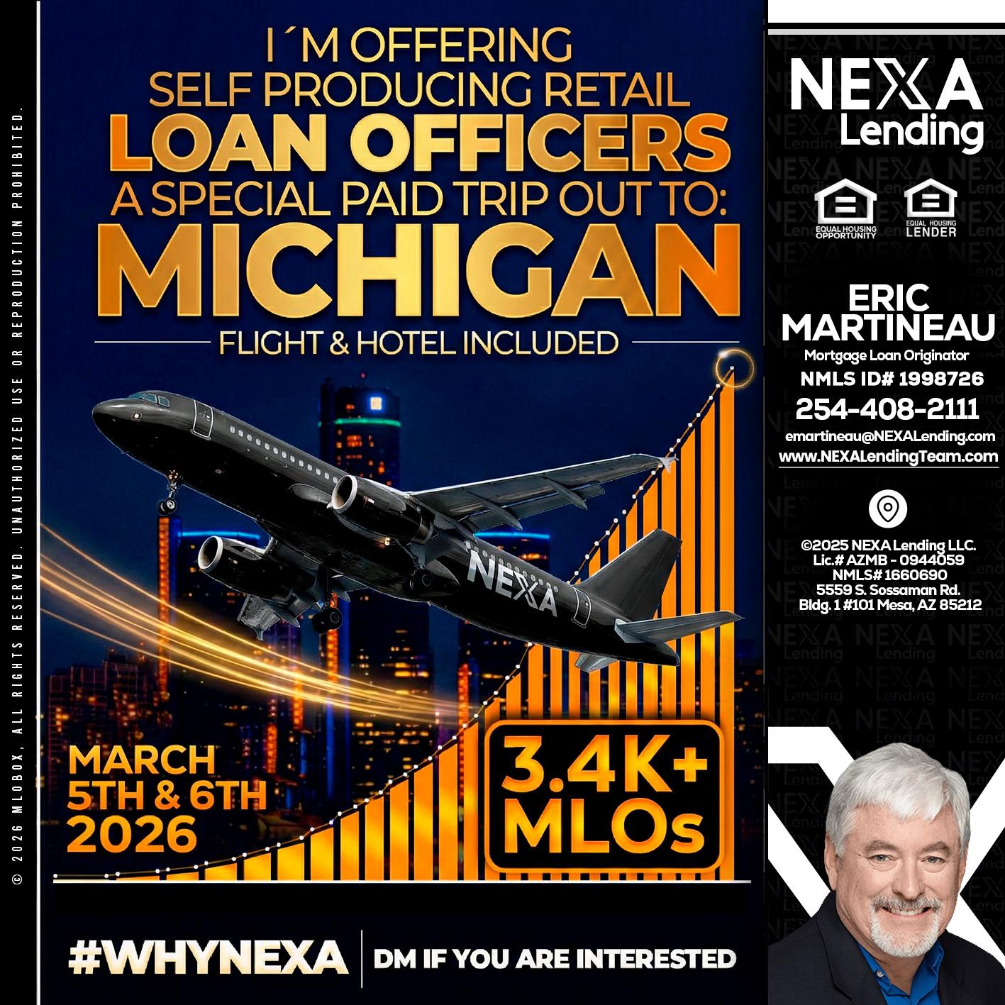 MICHIGAN - Eric Martineau -Mortgage Loan Originator