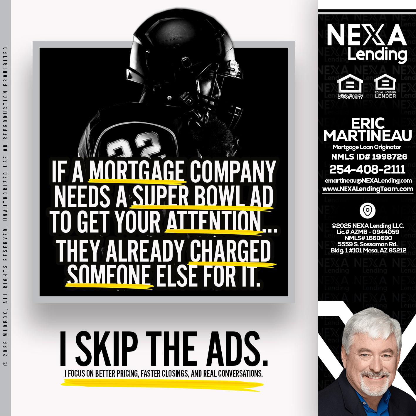 if a mortgage ad - Eric Martineau -Mortgage Loan Originator