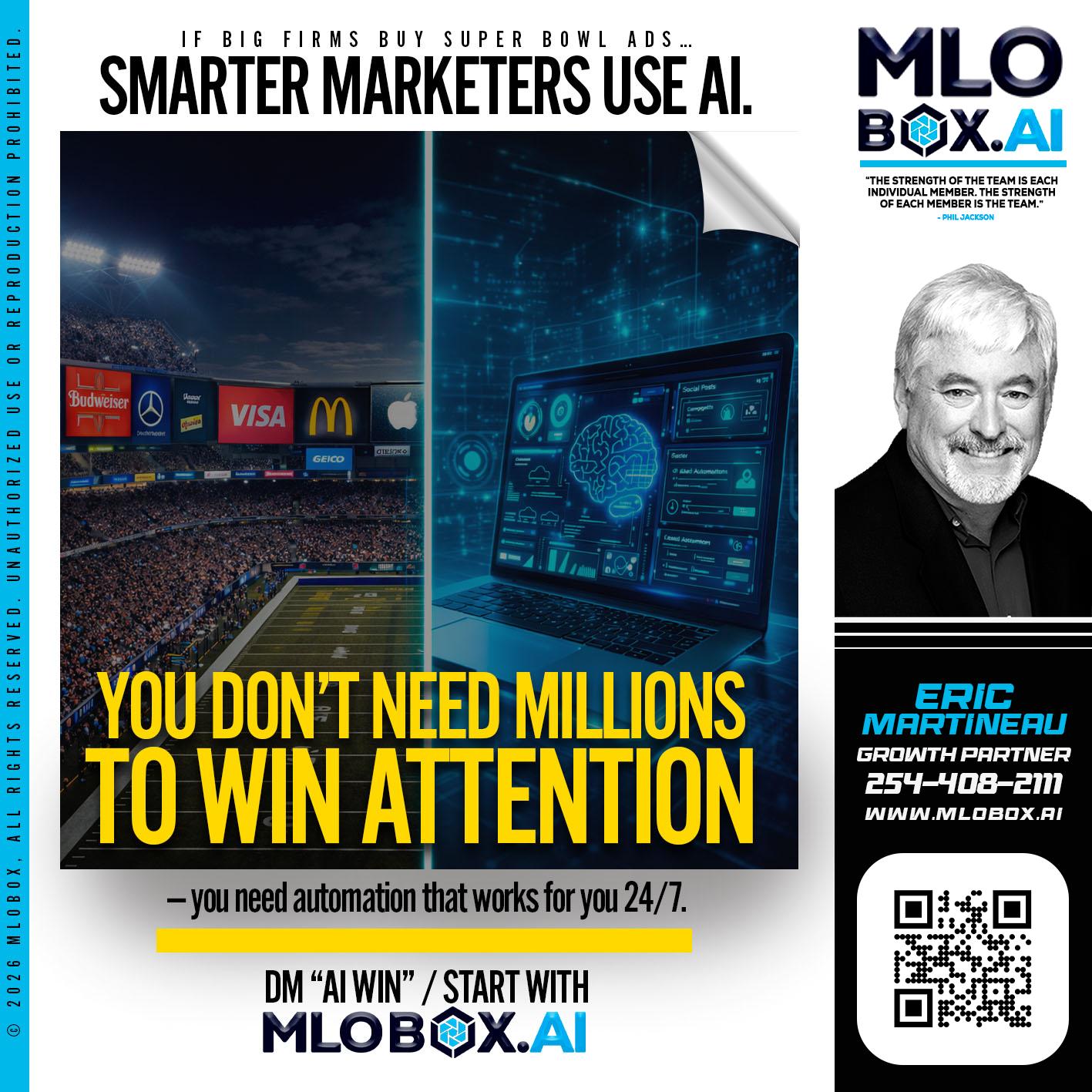 you don't need - Eric Martineau -Mortgage Loan Originator