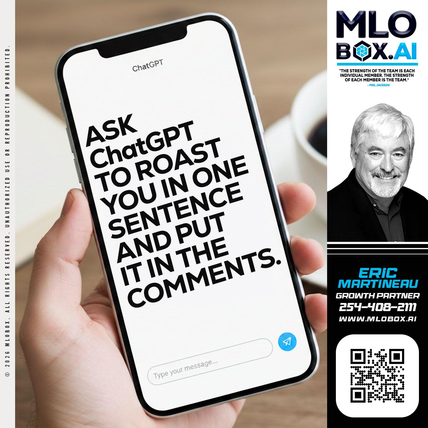 ASK CHAT GPT - Eric Martineau -Mortgage Loan Originator