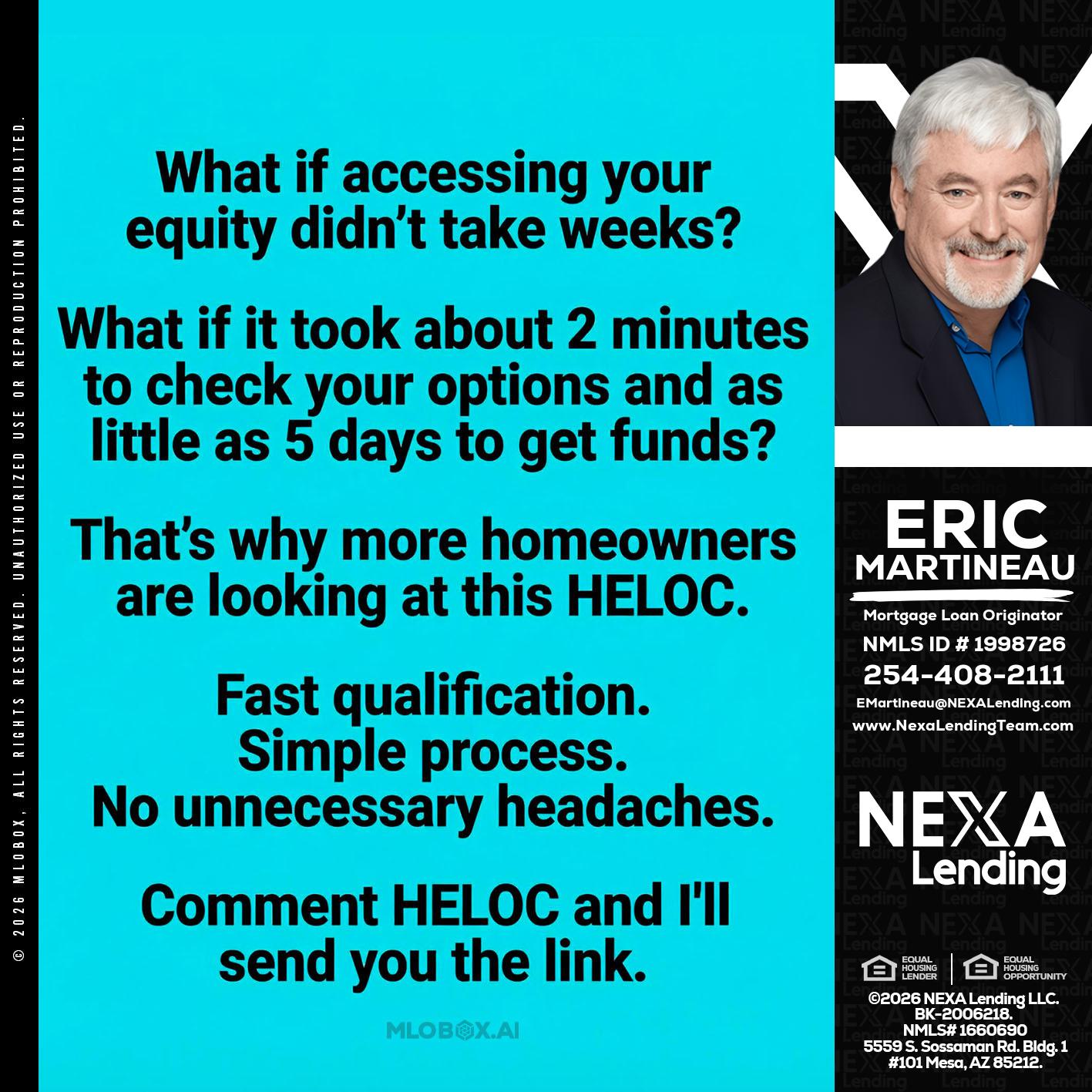 what if - Eric Martineau -Mortgage Loan Originator
