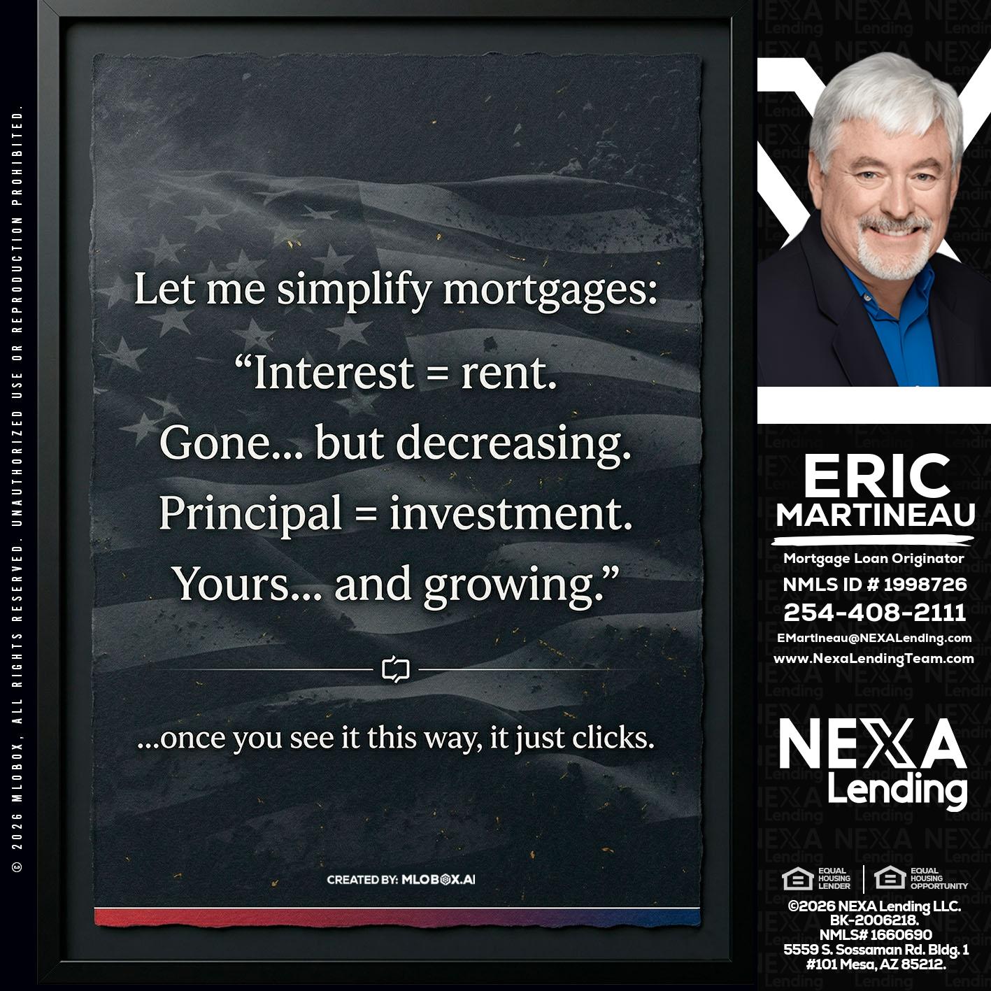 LET ME SIMPLIFY - Eric Martineau -Mortgage Loan Originator