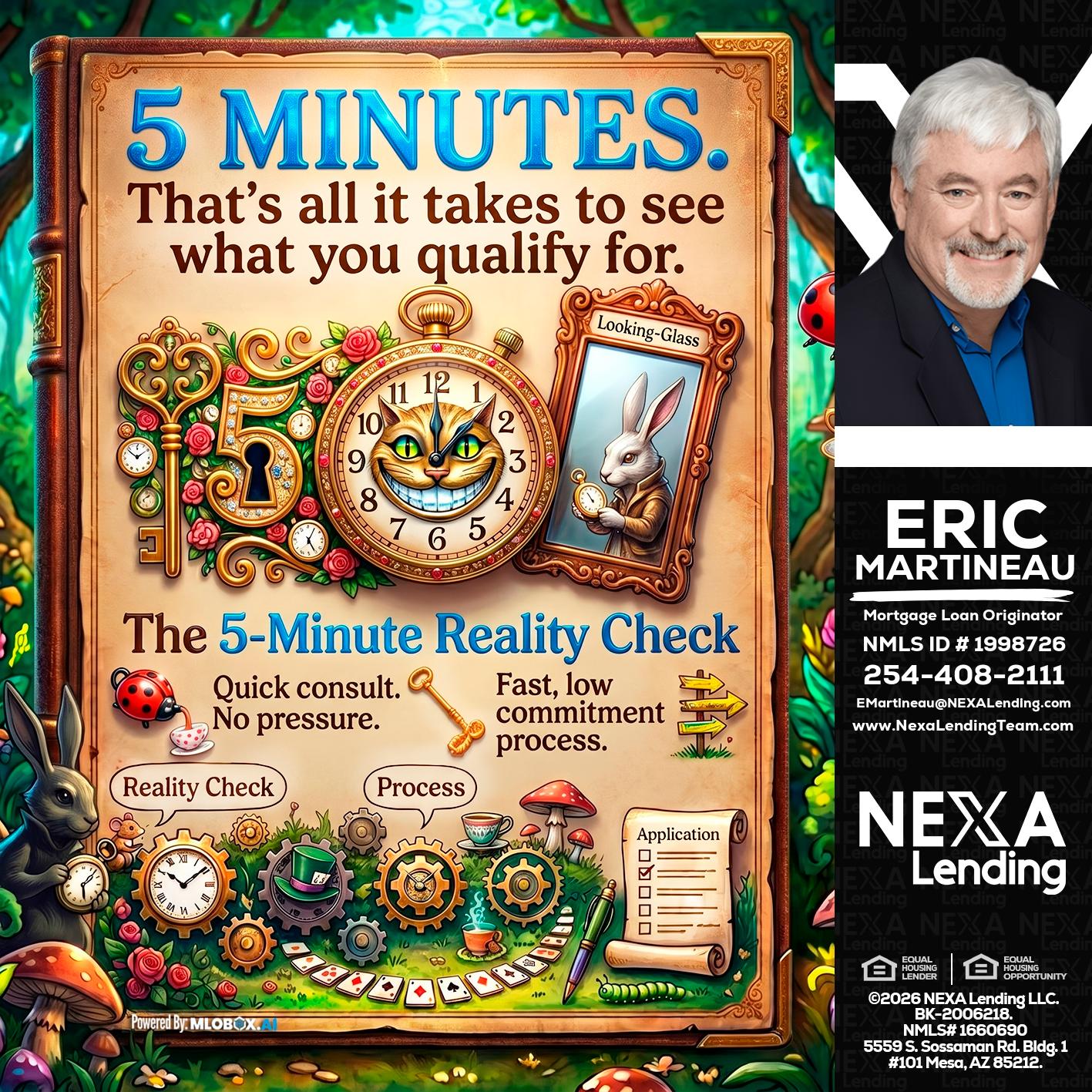 Reality Check! - Eric Martineau -Mortgage Loan Originator