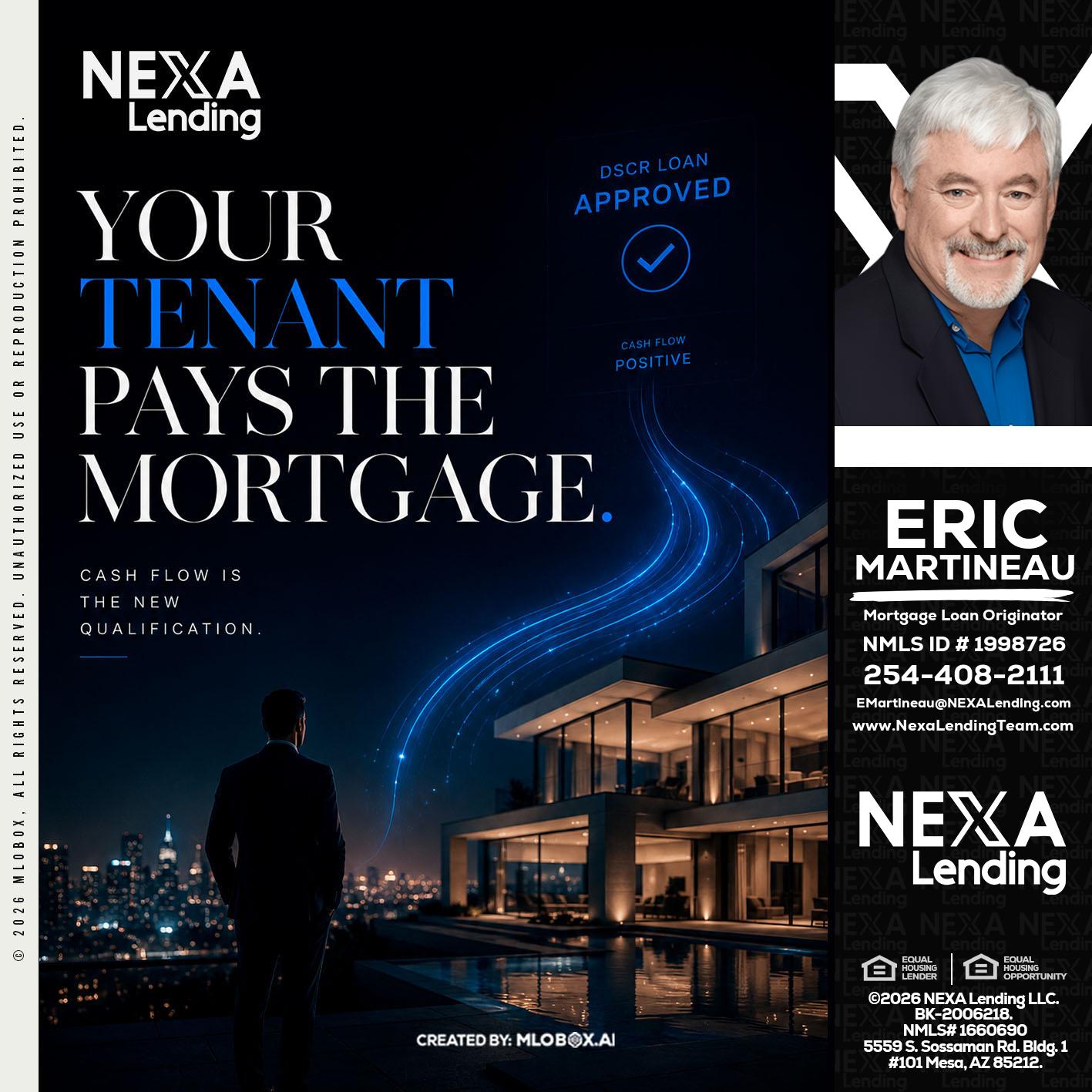 DSCR LOANS - Eric Martineau -Mortgage Loan Originator